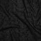 1 Yard Embroidered Eyelet Cotton Voile Black Wavy Daisy Vines Fabric 54 inch Width
